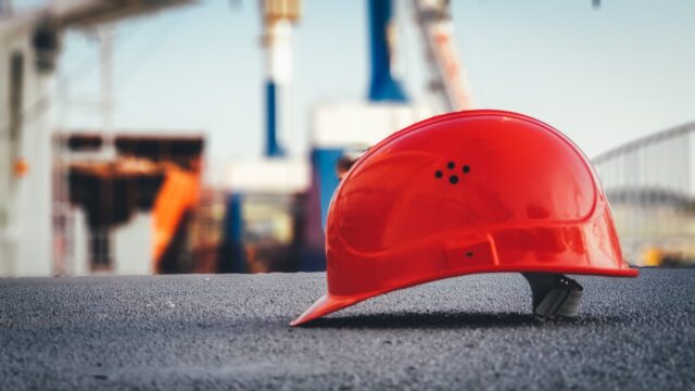 red hard hat